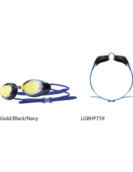  Occhialini Nuoto Polarizzati Tyr - Gold/Black/Navy 