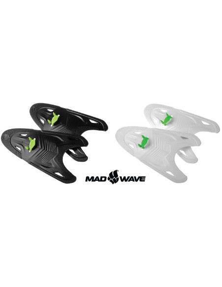  White - Mad Wave Paddles Freestyle 