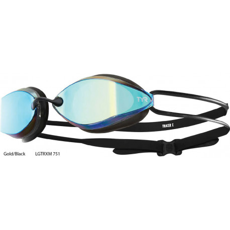Silver/Black - TYR Tracer-X Racing Mirrored goggles