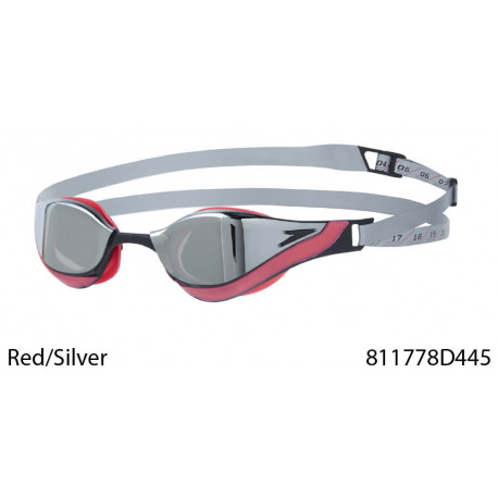Speedo Pure Focus Mirror - red/silver