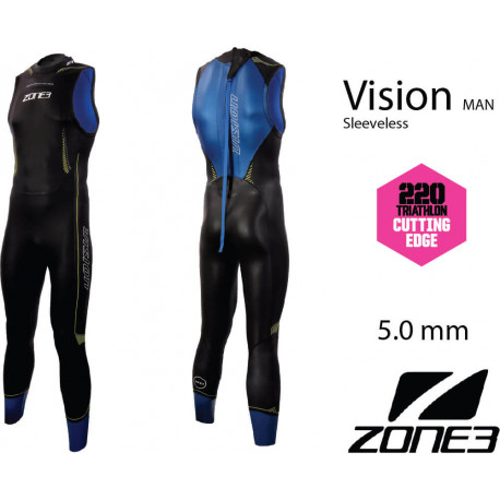 Zone3 Men's Sleeveless Vision Triathlon Wetsuit