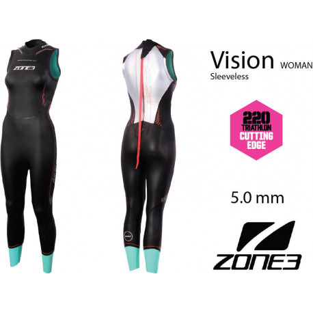 	Zone3 Women's Sleeveless Vision Triathlon Wetsuit