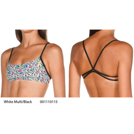 Turquoise Multi/Black - PLAY Top bikini Arena - 2019 collection