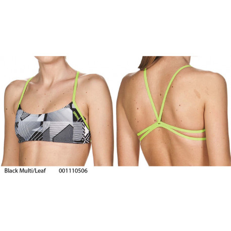 Black Multi/Leaf - PLAY Top bikini Arena - 2019 collection