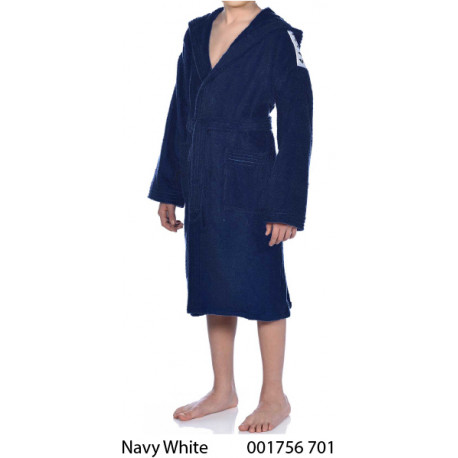 Navy White - Core Soft Junior Arena bathrobe