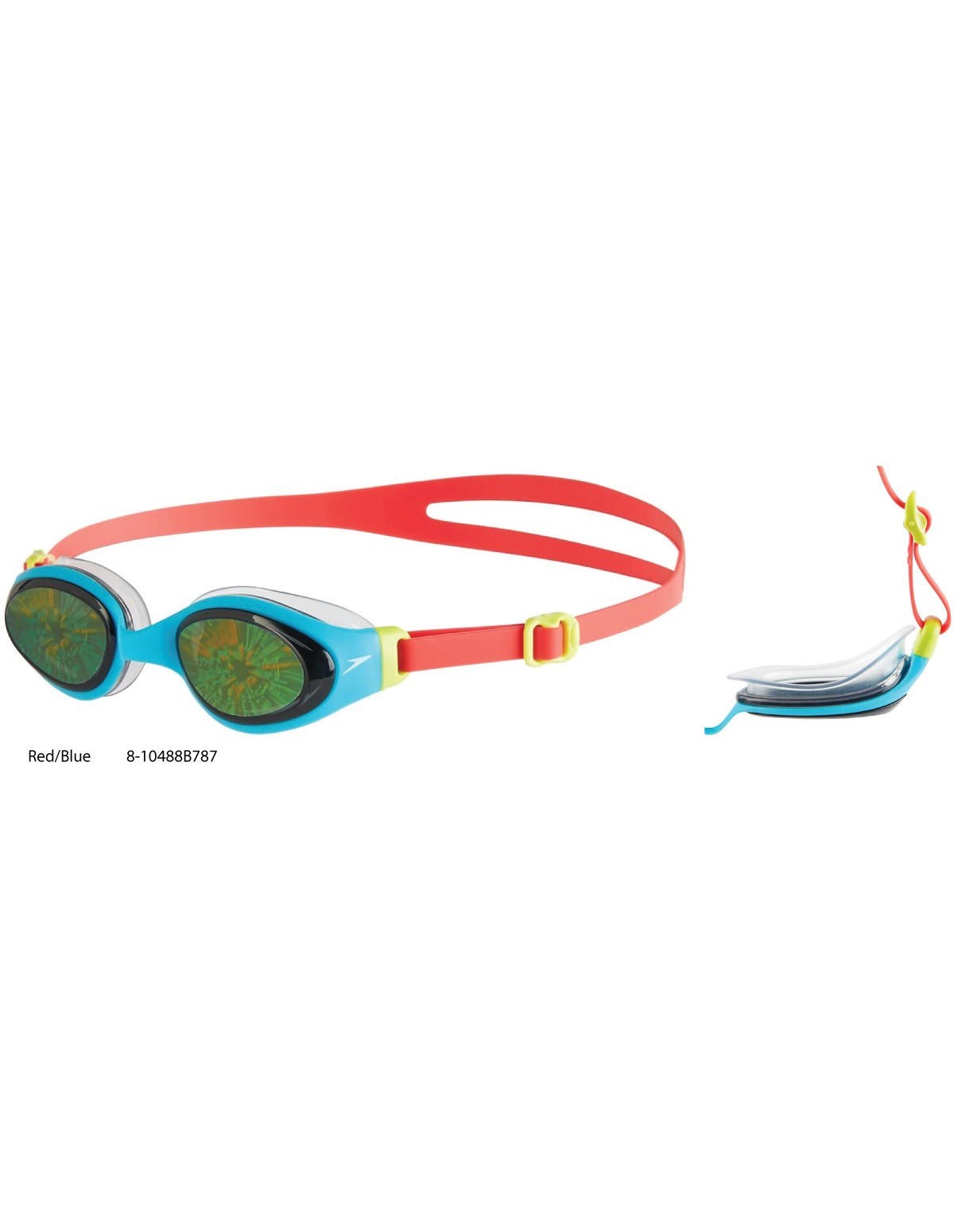 Red 6-14 year Speedo Holowonder Junior Swimming Goggles Blue 