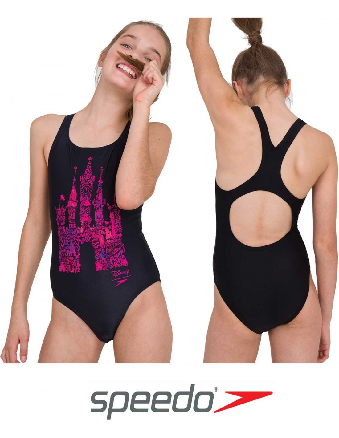 SPEEDO Placement Digital Splashback Swimsuit girl