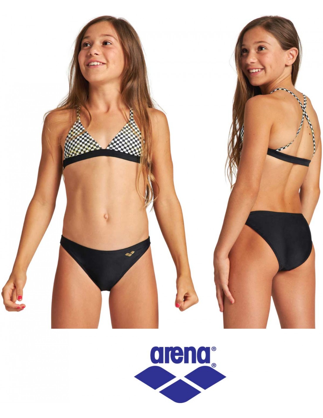 Arena Women's W Solid Triangle Two Pieces Two Piece Swimsuit