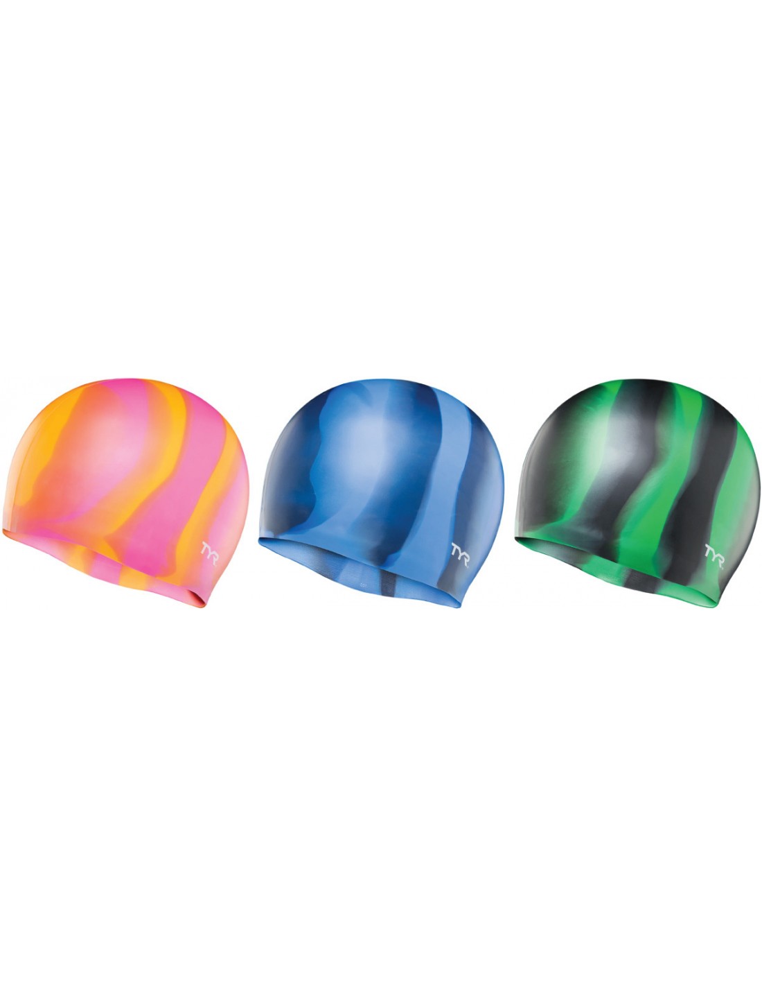 Silicone Adult Swim Cap Multi-Color TYR