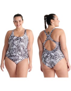 Women's one-piece swimsuit Tropical PLUS Arena