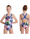 Arena Girl Swimsuit with Tropical Forest print