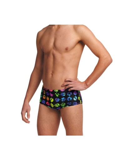 Funky Trunks Circle Boy Swimsuit Boys - Front, Back