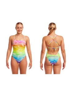 Funkita Lake Acid Ladies Swimsuit front-back
