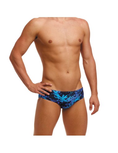 Funky Trunks Swimsuit Seal Team Brief Man front back