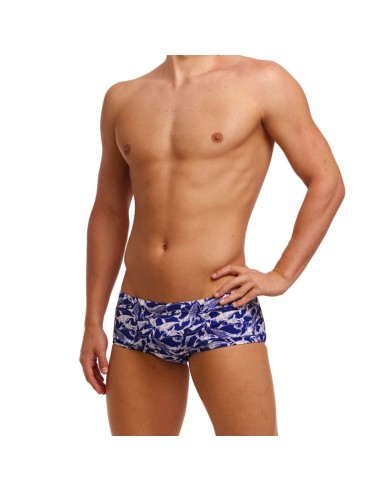 Funky Trunks Swimsuit Beached Bro Man front back