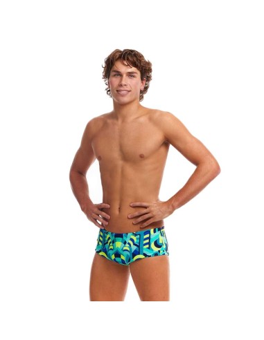 Funky Trunks Swimsuit Cirque Du Swim Man front back