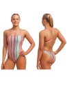 Funkita Join The Line Woman Swimsuit front-back
