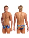 Funky Trunks Swimsuit Mixed Mess Man front back