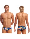 Funky Trunks Swimsuit In Bloom Brief Man front back