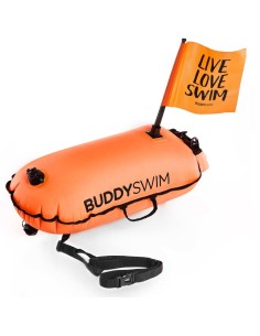 Boa Drybag BuddySwim con bandiera
