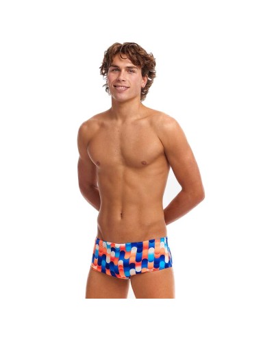 Funky Trunks Swimsuit Tail End Man front-back
