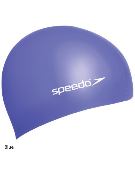  Blue - Plain Moulded Silicone Cap Speedo 