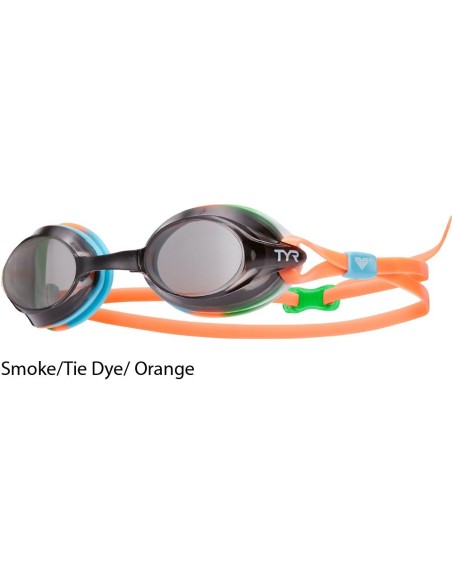  Smoke/Tie Dye/Orange - Velocity Goggles TYR 