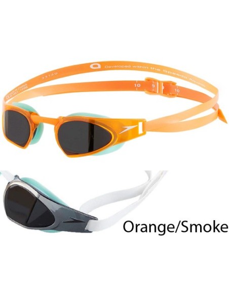 Orange/Smoke - Speedo Fastskin Prime Mirror Goggle 
