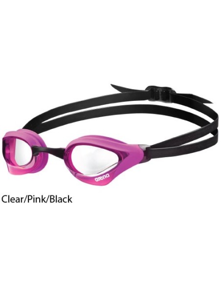  Clear/Pink/Black - Occhialini nuoto Cobra Core Arena 
