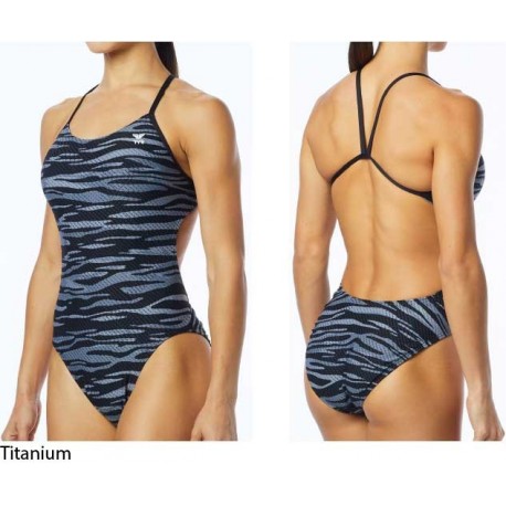 Titanium - TYR Woman's Crypsis Cutoutfit Swimsuit