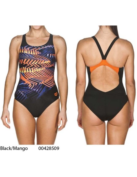  Black/Mango - Swimsuit Woman Spike Arena 