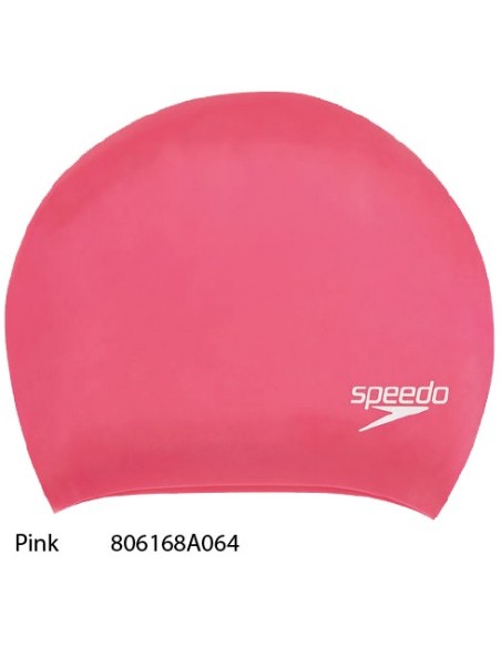  Pink - Cuffia in silicone capelli lunghi Speedo 