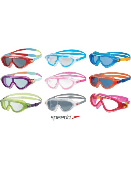  Green/Purple/Clear - Rift Junior Speedo - maschera nuoto 