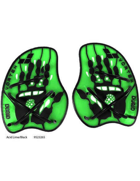 Acid Lime/Black - Vortex Evolution Hand Paddle Arena 