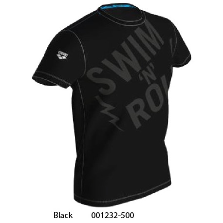 Black - Graphics T-shirt man Arena