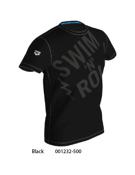  Black - Graphics T-shirt man Arena 