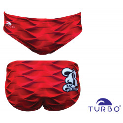 Costume uomo Turbo Red Waves 2019