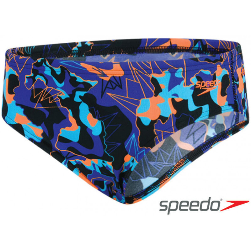 Visita lo Store di SpeedoSpeedo Logo Boom Splice Aqua Slip da Nuoto Bambini e Ragazzi 